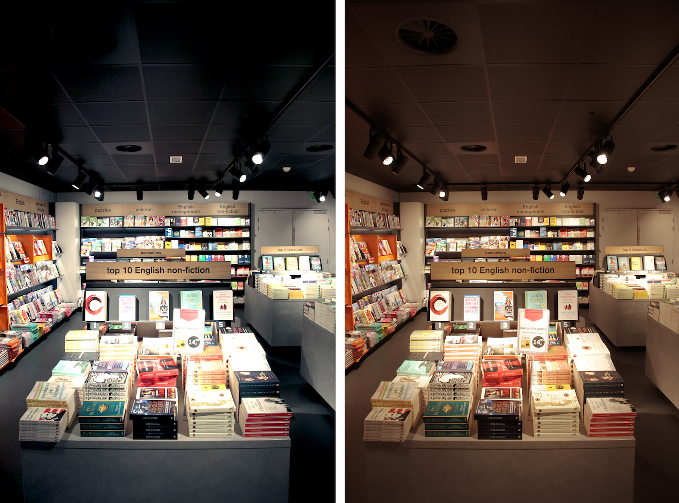 AKO retail lighting schiphol | Invisua Lighting